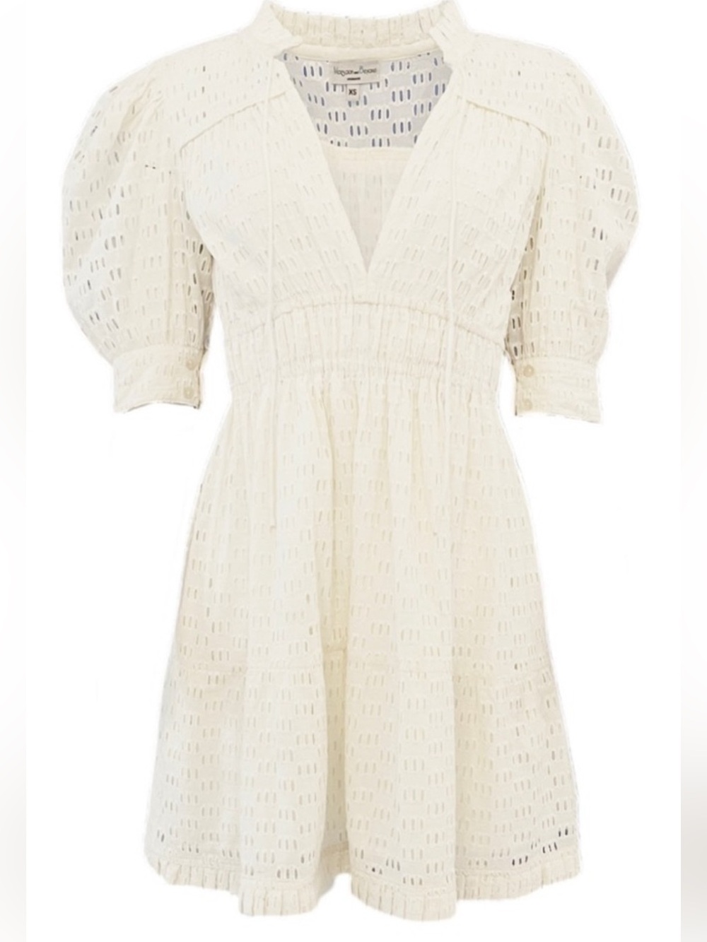 Beyond By Vera Monsoon & Beyond Goan Lace Eyelet Dress in Cream
